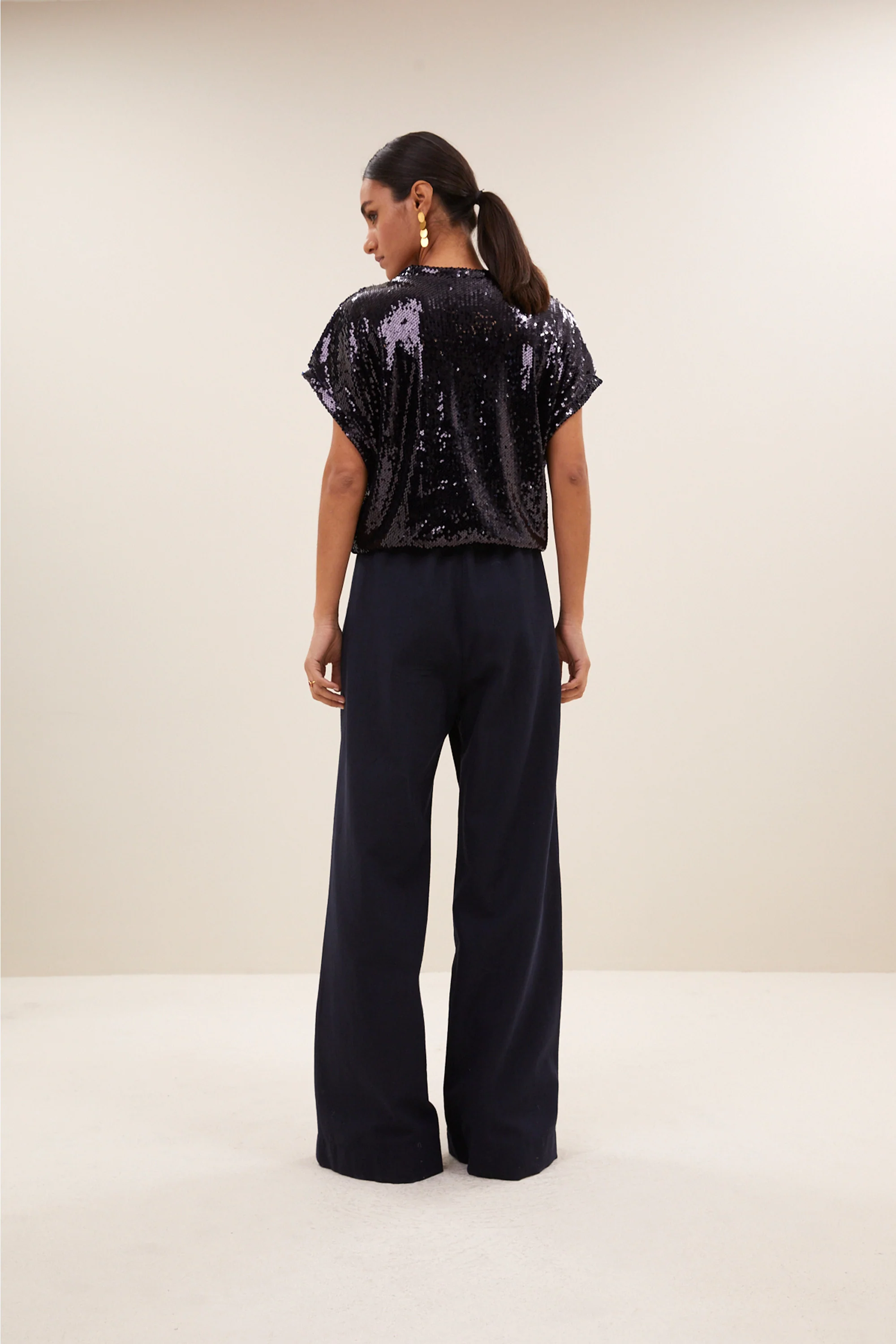 tyler sparkle top | midnight - Image 5