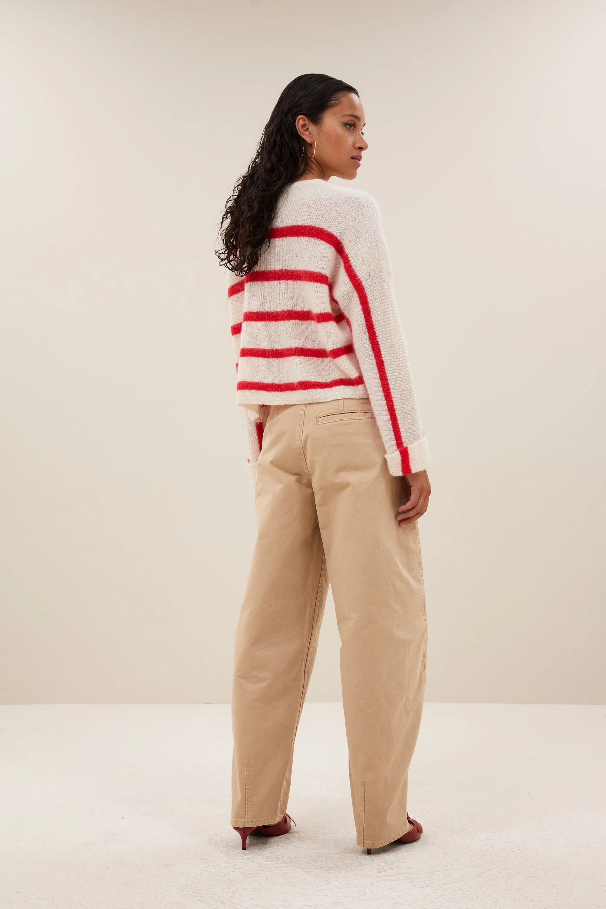 vide stripe pullover | lollipop stripe - Image 4