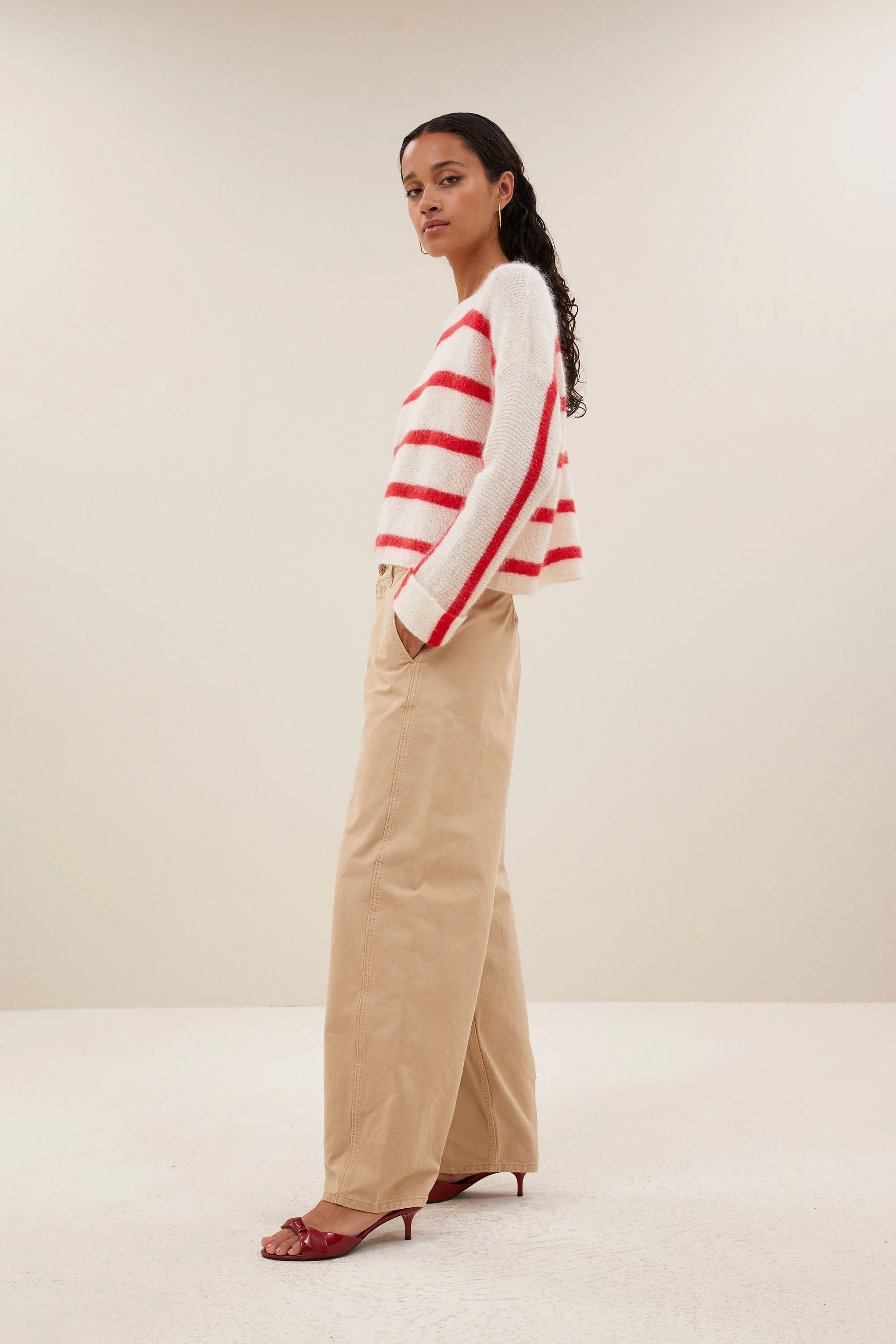 vide stripe pullover | lollipop stripe - Image 5