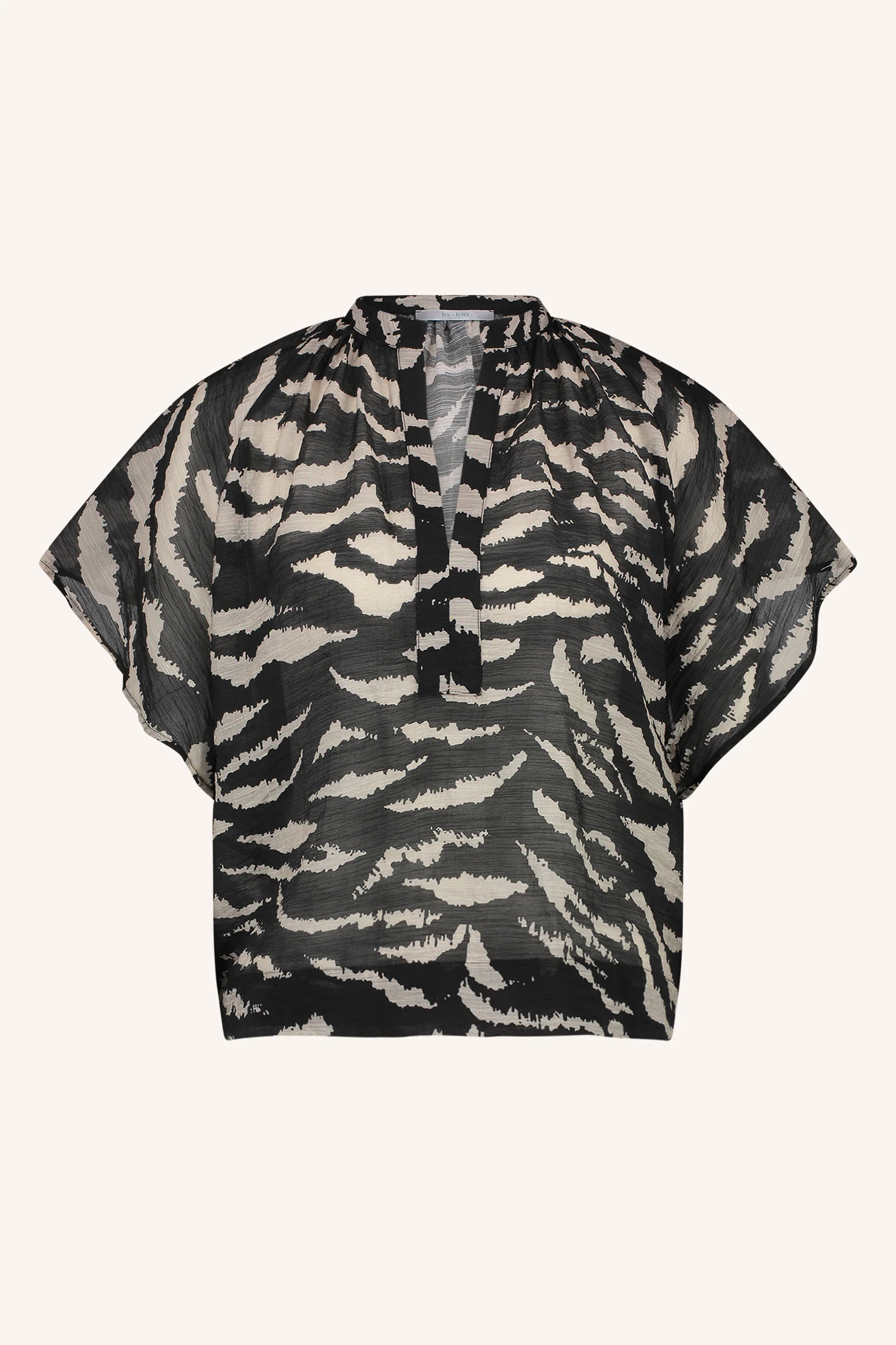 vina zebra blouse | black zebra print - Image 6